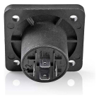 Nedis Speaker chassis | Nedis (Vrouwelijk, Soldeer, 4-pin, Vierkant) CAVC16902BK N060203048 - 4