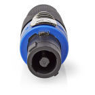 Nedis Speakon connector | M | Nedis (4-pin, Trekontlasting, Schroefbevestiging) COTP16900BK K060203002 - 2