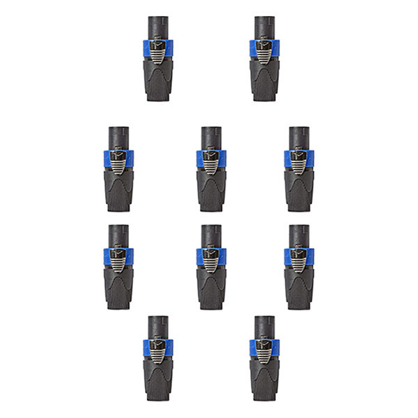 Nedis Speakon connector | V | Nedis | 10 stuks (4-pin, Trekontlasting, Schroefbevestiging) COTP16900BK V060203002 - 1