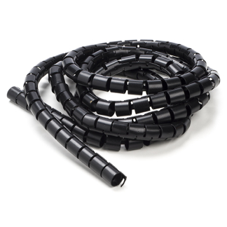 Nedis Spiraalband | Nedis | 2 meter (Ø 16 mm, Zwart) CMSW1316BK200 K170108343 - 1