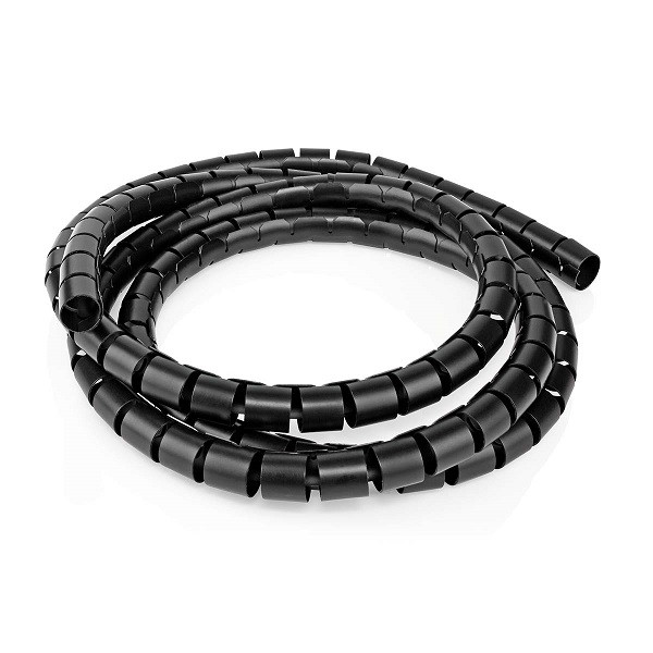 Nedis Spiraalband | Nedis | 2 meter (Ø 22 mm, Zwart) CMSW1922BK200 K170108344 - 1