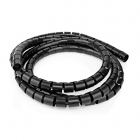 Spiraalband | Nedis | 2 meter (Ø 22 mm, Zwart)