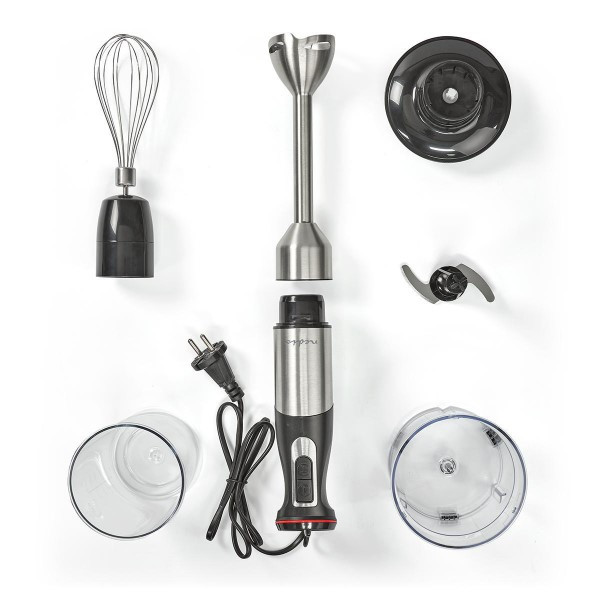 Nedis Staafmixer set | Nedis (800W, Turbofunctie, Hakmolen, Garde, Beker) KAHB400CAL K170108108 - 6