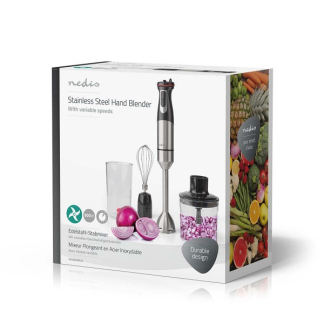 Nedis Staafmixer set | Nedis (800W, Turbofunctie, Hakmolen, Garde, Beker) KAHB400CAL K170108108 - 7