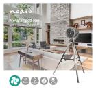 Nedis Staande ventilator | Nedis | Ø 25 cm (3 standen, Verstelbare hoogte, Geborsteld metaal) FNTR20CMT10 K170104104 - 2