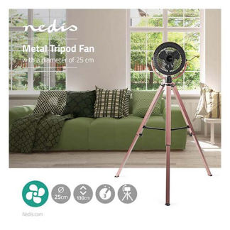 Nedis Staande ventilator | Nedis | Ø 25 cm (3 standen, Verstelbare hoogte, Roze) FNTR20CPK10 K170104067 - 2