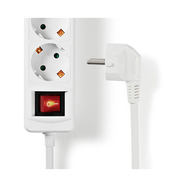 Nedis Stekkerdoos 3-voudig | 1.5 meter (2 USB poorten, Schakelaar) 41264 EXSO315UFSWT K150305401 - 2