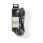 Nedis Stekkerdoos 3-voudig | 3 meter (Zwart) 41180 55.202.71 D4998 EXSO330F1BK K060401066 - 4
