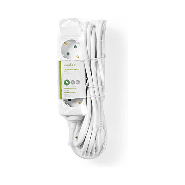 Nedis Stekkerdoos 3-voudig | 5 meter (Wit) 41142 55.202.72 D4985 EXSO350F1WT K060401053 - 4