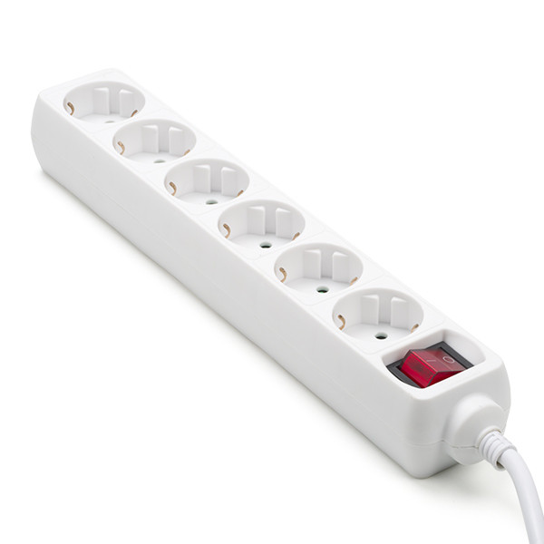 Nedis Stekkerdoos 6-voudig | 1.5 meter (Schakelaar, Wit) 41173 51288 55.202.82 EXSO615F2WT K060401057 - 1
