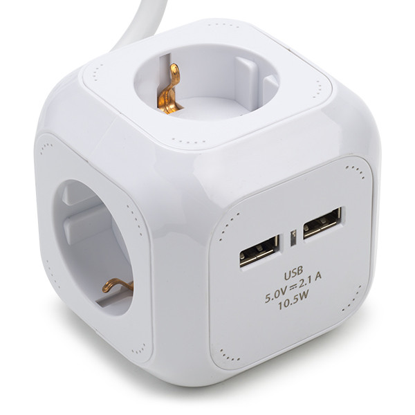 stekkerdoos met usb kopen diverse soorten maten kabelshop nl