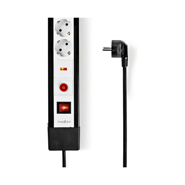Nedis Stekkerdoos met overspanningsbeveiliging | Nedis | 3 meter (6-voudig, 13.500 A) EXS630SPF1PRO K170203200 - 3