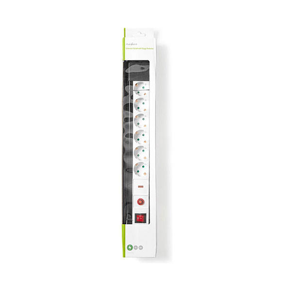 Nedis Stekkerdoos met overspanningsbeveiliging | Nedis | 3 meter (6-voudig, 13.500 A) EXS630SPF1PRO K170203200 - 4