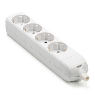 Nedis Stekkerdoos zonder kabel | Nedis | 4-voudig (Wit) EXSO400F1WT K060401058 - 1