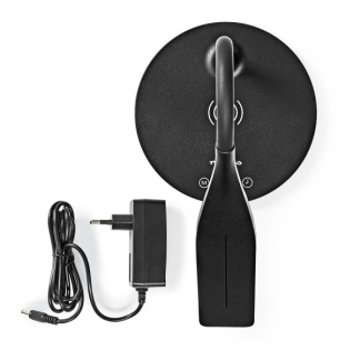Nedis Tafellamp | Nedis (Draadloze Qi oplader, led, Dimbaar, Touchbediening, 2700-6500K, Zwart) LTLGQ3M2BK K150204353 - 4