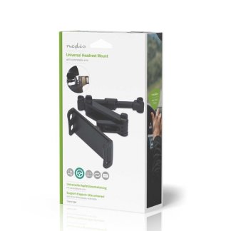 Nedis Telefoonhouder auto | Nedis (Hoofdsteun, Klem, Anti-slip, 360° draaibaar) TCMT210BK K170404207 - 2