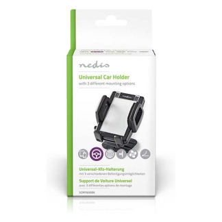 Nedis Telefoonhouder auto | Nedis (Zuignap, Zelfklevend, Klem, Instelbare hoek) SCMT600BK N170404102 - 6