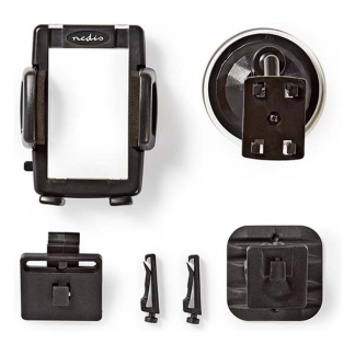 Nedis Telefoonhouder auto | Nedis (Zuignap, Zelfklevend, Klem, Instelbare hoek) SCMT600BK N170404102 - 5