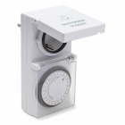 Nedis Tijdschakelaar voor buiten - Nedis (24 uur, analoog) TIME03 N120601003 Nedis Tijdschakelaar voor buiten - Nedis (24 uur, analoog) TIME03 N120601003