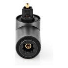 Nedis Toslink adapter | V ↔ M | Nedis (Verguld, Digitaal, Haaks) CATB25920GY K010214278 - 2