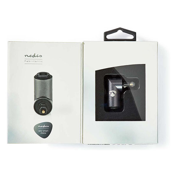 Nedis Toslink adapter | V ↔ M | Nedis (Verguld, Digitaal, Haaks) CATB25920GY K010214278 - 8