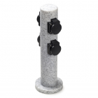 Nedis Tuinstekkerdoos 4-voudig - Nedis (Steenvormig, Rond) EXGS63 K150305309 Nedis Tuinstekkerdoos 4-voudig - Nedis (Steenvormig, Rond) EXGS63 K150305309