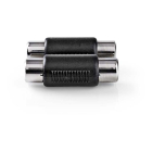 Nedis Tulp (2 x v) naar tulp (2 x v) adapter | Nedis (Stereo) CAGB24952BK CAGP24952BK N050302015 - 3