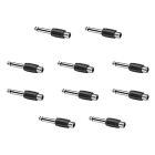 Nedis Tulp adapter naar 6.35 mm jack adapter | V ↔ M | Nedis | 10 stuks (Mono) CAGB23935BK CAGP23935BK V050302013 - 1
