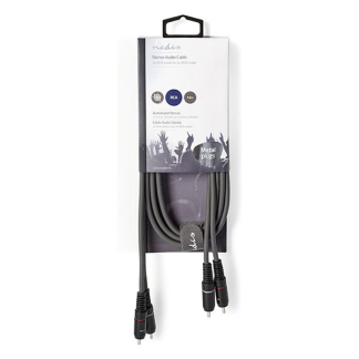 Nedis Tulp kabel | M ↔ M | Nedis | 1.5 meter (Stereo, 100% koper) COTH24200GY15 N010302031 - 3