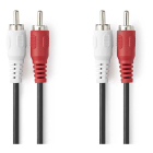 Nedis Tulp kabel | M ↔ M | Nedis | 1.5 meter (Stereo) CAGL24200BK15 CAGP24200BK15 N010302020 - 3