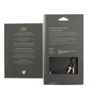 Nedis Tulp kabel | M ↔ M | Nedis | 1 meter | 5 stuks (Stereo, 100% koper, Verguld) CATB24200GY10 V010214259 - 3