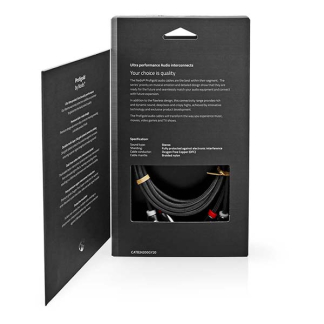 Nedis Tulp kabel | M ↔ M | Nedis | 2 meter (Stereo, 100% koper, Verguld) CATB24200GY20 K010214260 - 5