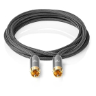 Nedis Tulp kabel | M ↔ M | Nedis | 5 meter (Mono, Verguld, 100% koper) CATB24100GY50 K010214242 - 4