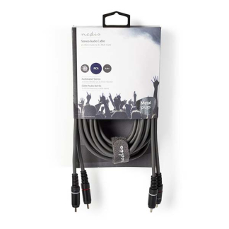 Nedis Tulp kabel | M ↔ M | Nedis | 5 meter (Stereo, 100% koper) COTH24200GY50 N010302033 - 3