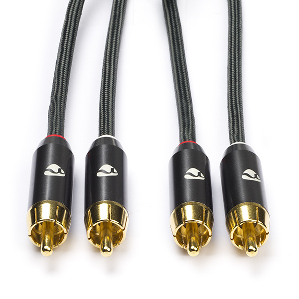 Nedis Tulp kabel | M ↔ M | Nedis | 5 meter (Stereo, 100% koper, Verguld) CATB24200GY50 K010214262 - 2