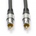Nedis Tulp kabel | Nedis | 1.5 meter (Digitaal, Verguld, 100% koper) CAGC24170AT15 N010302210 Nedis Tulp kabel | Nedis | 1.5 meter (Digitaal, Verguld, 100% koper) CAGC24170AT15 N010302210