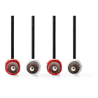 Nedis Tulp kabel | Nedis | 1.5 meter (Stereo) CAGL24200BK15 CAGP24200BK15 N010302020 - 2