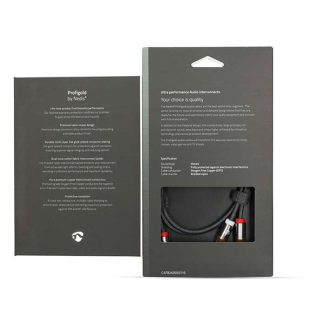 Nedis Tulp kabel | Nedis | 1 meter (Stereo, 100% koper, Verguld) CATB24200GY10 K010214259 - 6