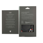 Nedis Tulp kabel | Nedis | 1 meter (Stereo, 100% koper, Verguld) CATB24200GY10 K010214259 - 6