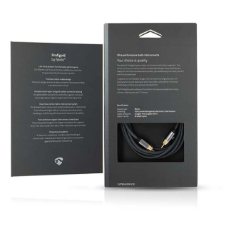 Nedis Tulp kabel | Nedis | 3 meter (Mono, Verguld, 100% koper) CATB24100GY30 K010214241 - 5