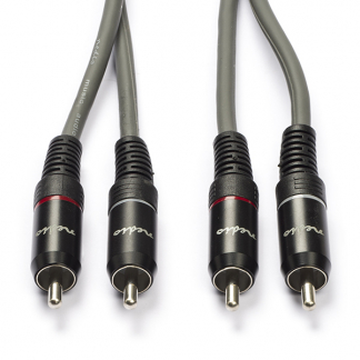 Nedis Tulp kabel | Nedis | 3 meter (Stereo, 100% koper) COTH24200GY30 N010302032 - 1