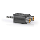 Nedis Tulp naar 3.5 mm jack adapter | V ↔ M | Nedis (Stereo) CAGB22940BK CAGP22940BK N050302009 - 3
