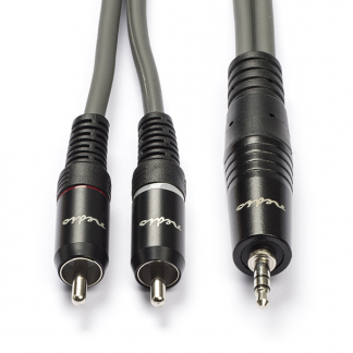 Nedis Tulp naar jack 3.5 mm kabel | Nedis | 1.5 meter (Stereo, 100% koper) COTH22200GY15 N010301326 - 