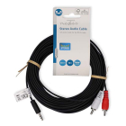 Nedis Tulp naar jack 3.5 mm kabel | Nedis | 10 meter (Stereo) CAGL22200BK100 CAGP22200BK100 N010301306 - 4