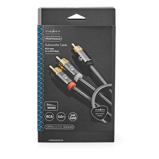 Nedis Tulp splitterkabel | M ↔ M | Nedis | 3 meter (Stereo) CATB24000GY30 K010214243 - 7