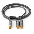 Nedis Tulp splitterkabel (m/m) | Nedis | 3 meter (Stereo) CATB24000GY30 K010214243 - 3