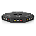 Nedis Tulp switch - Nedis - 3 poorten (Audio & video, Handmatig) VSWI2403BK N020401005 - 2