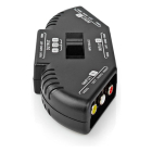 Nedis Tulp switch - Nedis - 3 poorten (Audio & video, Handmatig) VSWI2403BK N020401005 - 5