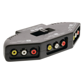 Nedis Tulp switch - Nedis - 3 poorten (Audio & video, Handmatig) VSWI2403BK N020401005 - 8