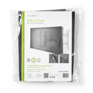 Nedis Tv beschermhoes | Nedis | 30 tot 32 inch (Weerbestendig, Voor buiten) TVOC3032BK K101501205 - 6